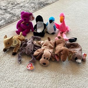 Ty Beanie Baby Lot of 9!